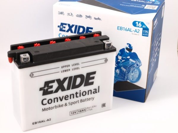 205 x 71 x 164, - +, EXIDE Motorrad 12V 16Ah 175A(EN) CB16AL-A2 K-51616 IZPĀRDOŠANA