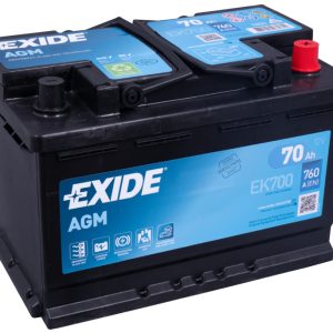 EXIDE START-STOP AGM EK700 12V 70Ah 760A(EN) 278x175x190 0/1 EAN3661024035712