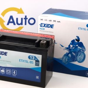 175 x 87 x 130, - +, EXIDE 12V 13Ah 210A(EN) YTX15L-BS