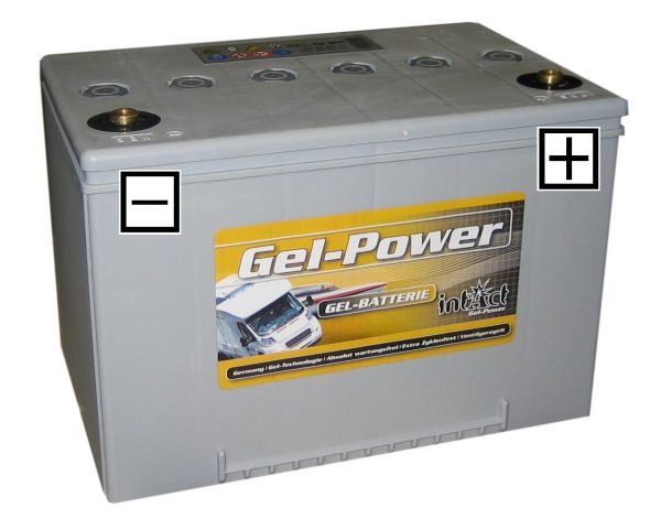 Intact Gel-Power 12 V 47.4Ah (c5), 60Ah (c20), 70Ah (c100) 259x166x178 0/F-M6 IZPĀRDOŠANA