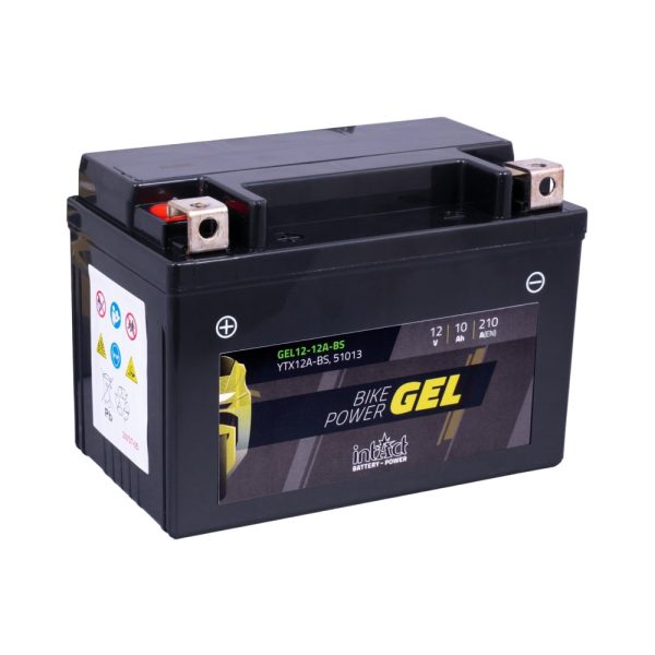 150 x 87 x 105 + - Intact Bike Power GEL 12V 10Ah(c20) 210A(EN) CTX12A-BS EAN4250227524216