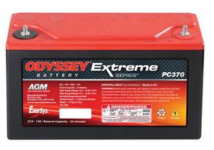 200 x 77 x 140 - + Odyssey 12V 15Ah(c20) 200A(CCA) EAN4250227552271