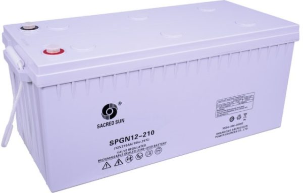 SPGN12-210, (SPG12-770W) AGM, 12V, 210.0Ah c10 522x234x225 4/F-M8