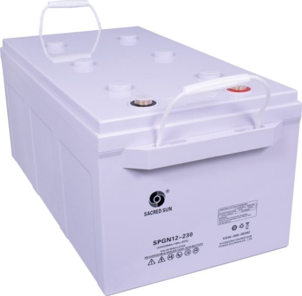 SPGN12-230, (SPG12-800W) AGM, 12V, 230.0Ah c10 534x271x233 4/F-M8
