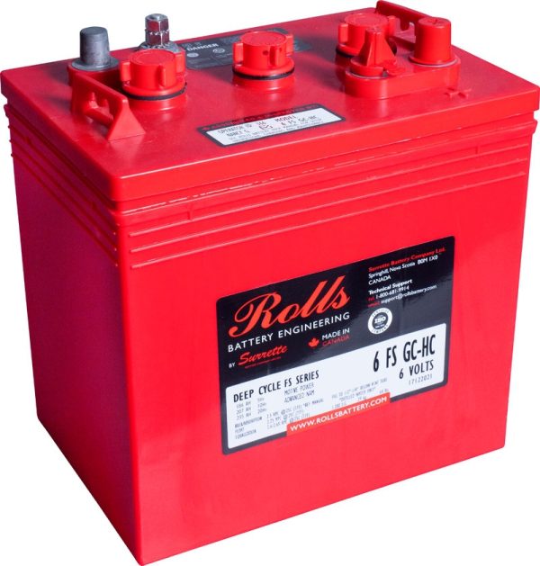 ROLLS DEEP CYCLE  6FS GC-HC  6V; 186Ah(c5); 235Ah(c20), 275Ah(C100) 259x181x279
