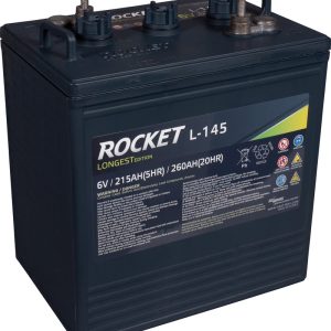 ROCKET Deep Cycle L-145  6V; 215Ah (c5); 260Ah (c20), 259x179x297, POL EHPT