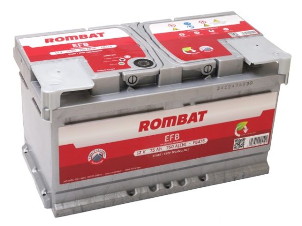 Rombat EFB 12V 75Ah 760A(EN) LB4 315x175x175 0/1 EAN5946602005522