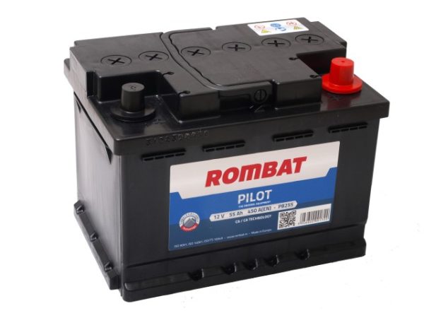 Rombat Pilot 12V 55Ah 450A(EN) LB2 242x175x175 0/1 EAN5946602001722