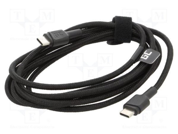 Kabelis USB-C - USB-C Green Cell 2.0m
