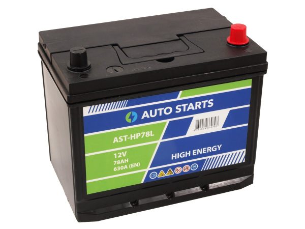 AUTO STARTS HIGH POWER JIS 12V 78Ah, 630A (EN)  260x173x225 0/1 EAN4751039330793