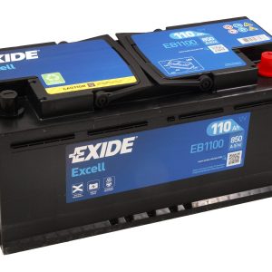 EXIDE EXCEL EB1100 12V 110Ah 850A(EN) 392x175x190 0/1 EAN3661024036238