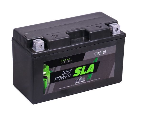 150 x 65 x 94 + - Intact Bike Power SLA 12V 6,5Ah(c20) 80A(EN) CT7B-4  EAN4250227554350