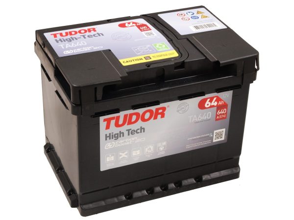 TUDOR HIGH-TECH TA640 12V 64Ah 640A(EN) 242x175x190 0/1 EAN3661024054225