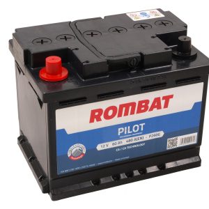 Rombat Pilot 12V 60Ah, 480A(EN) L2 242x175x190 1/1 ar kreiso + EAN5946602001746