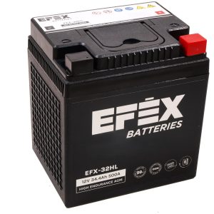 169 x 131 x 174, - +, EFEX HIGH ENDURANCE AGM 12V 34.4AH 500A EFX-32HL YTX30L-BS EAN4751039330571
