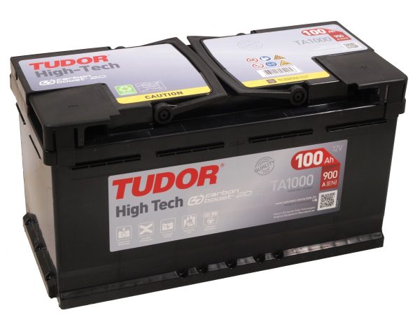 TUDOR HIGH-TECH TA1000 12V 100Ah 900A(EN) 353x175x190 0/1 EAN3661024054256