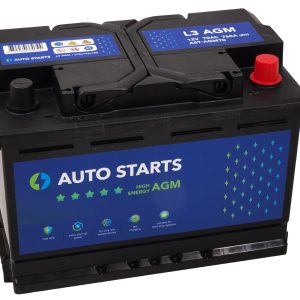 AUTO STARTS HIGH ENERGY AGM 12V 70Ah, 760A (EN) 278x175x190 0/1 EAN4751039330724