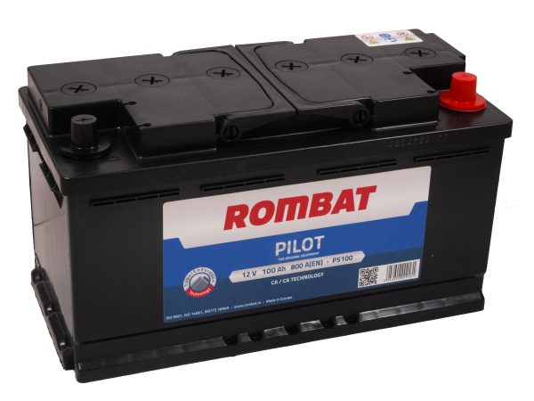 Rombat Pilot 12V 100Ah 800A(EN) L5 353x175x190 0/1 EAN5946602009131