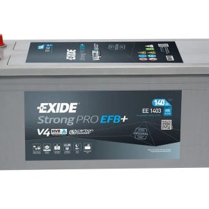 EXIDE Strong PRO EFB+ 12V 140Ah(c20) 800A(EN) 513x189x223 3/1, EAN3661024035248