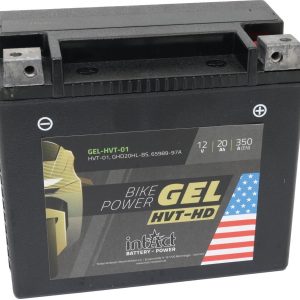 175 x 87 x 155 - + Intact Bike Power GEL 12V 20Ah(c20) 350A(EN) GHD20HL-BS HVT-01 EAN4250227554985