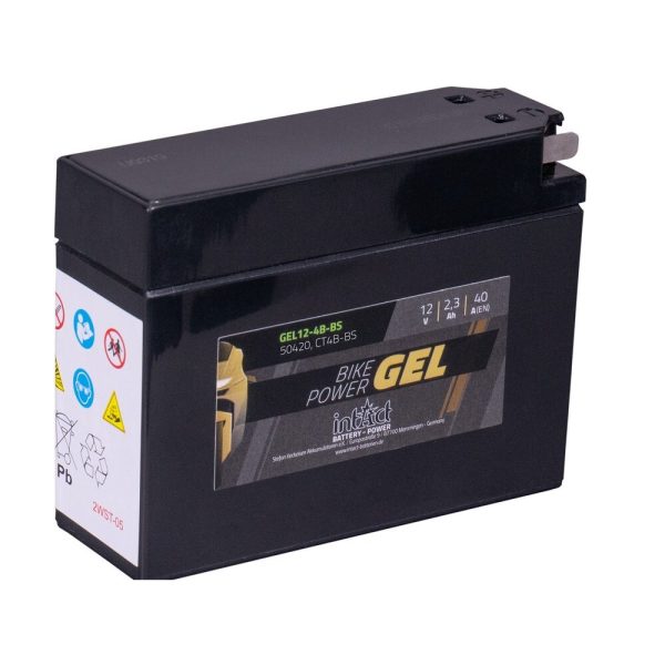 114 x 39 x 86 kabelis Intact Bike Power GEL 12V 2.3Ah(c20) 40A(EN) CTR4B-BS EAN4250227554794