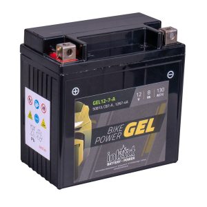 137 x 76 x 134 + - Intact Bike Power GEL 12V 8Ah(c20) 130A(EN) CB7-A 12N7-4A EAN4250227554831