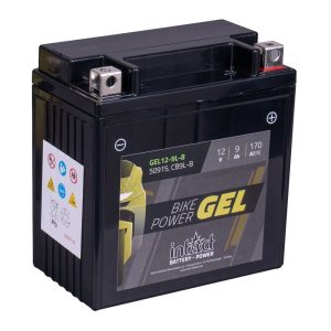137 x 76 x 140 - + Intact Bike Power GEL 12V 9Ah(c20) 170A(EN) CB9L-B EAN4250227554862