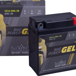 99 x 57 x 107 - + Intact Bike Power GEL 6V 6Ah(c20) 30A(EN) 6N6-3B EAN4250227554763