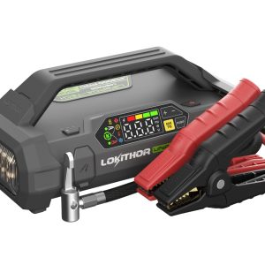 LOKITHOR 12V 3000A LiFePO4 starta palīgiekārta JA3000 PRO ar 150PSI kompresoru