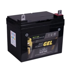 196 x 130 x 184 - + Intact Bike Power GEL 12V 32Ah(c20) 385A(EN) U1R(9) 52440SMF EAN4250227555050