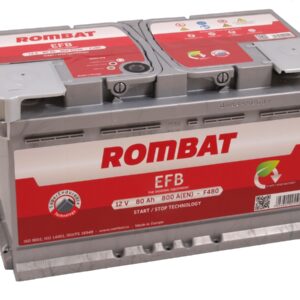 Rombat EFB 12V 80Ah 800A(EN) L4 315x175x190 0/1 EAN5946602005508